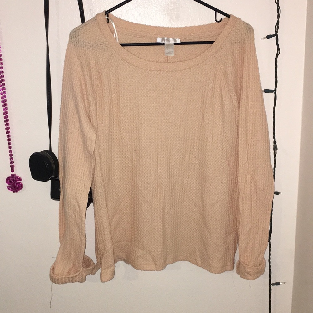 peach/blush sweater